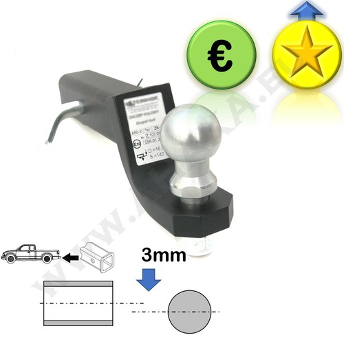 Towbar tow bar adapter - tow, 2“