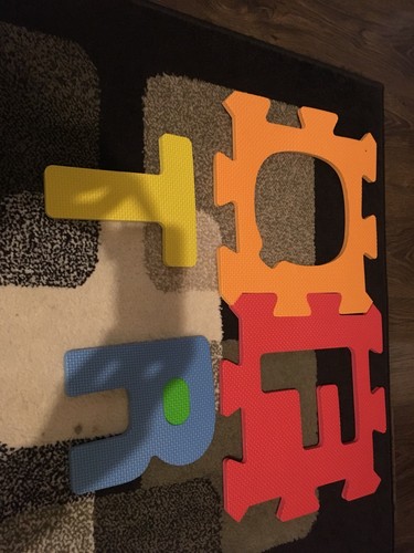 Giant size foam alphabet - size,