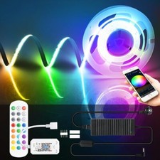 5M RGB Addressable COB LED Strip Light WS2811 IC Full Color Pixel LED Rope Light