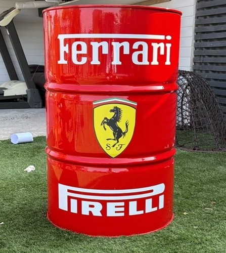 Ferrari 205l man cave barrel - 205l,