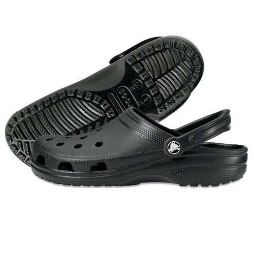 Versatile black classic clogs - black,