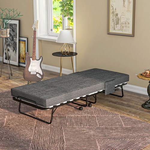 Folding single bed with 10cm - single,