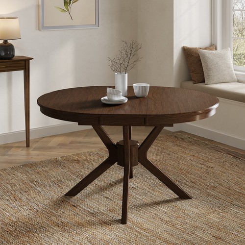 Large walnut round oval - round,