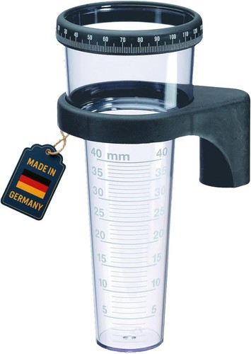 Rain gauge with - rain,