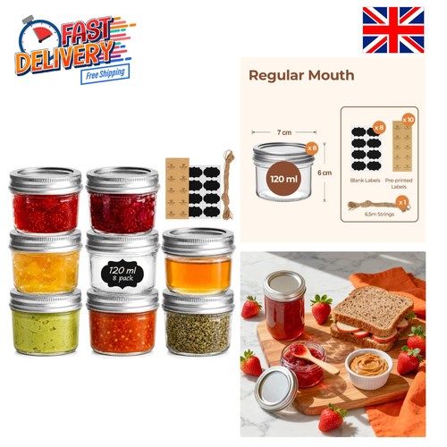 Compact 120ml mini - 120ml, jars
