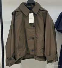 WOMAN ZW COLL WATER REPELLENT TRENCH COAT HOOD LIGHT KHAKI 0518/242/506 UNBRAND