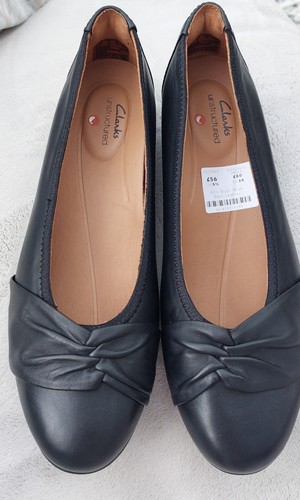Clarks black unstructured - black,