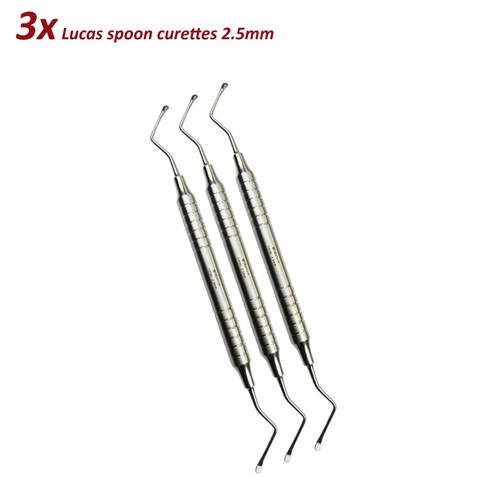Set dental lucas spoon - of, 3