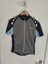 Boardman Cycling Jersey Top Grey & Black Size 8 Womens  Preowned 
