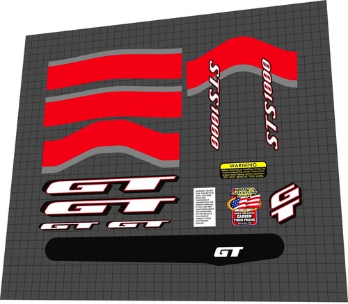 1999 sts 1000 decal set - gt,