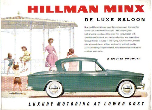 Hillman minx series - series, 1600