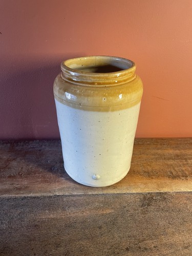 Antique stoneware crock - antique,