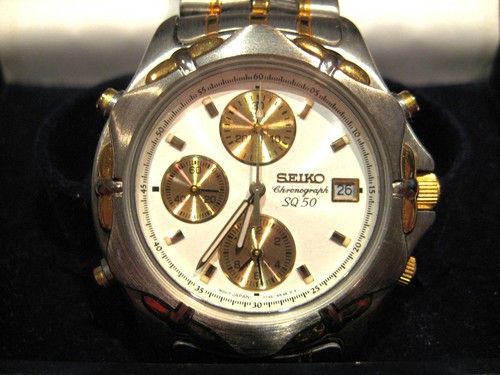 Seiko men s chronograph - seiko,
