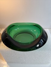 Vintage Heavy Emerald Green