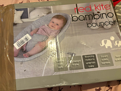 Red kite bambino bouncer - red,