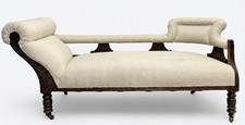 Antique french regency chaise - french,