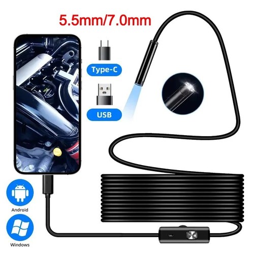 Waterproof endoscope snake cam - snake,