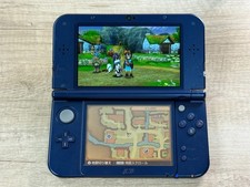 RANK  B+ IPS Nintendo New 3DS XL Metallic Blue Console IPS Top Japan D8100