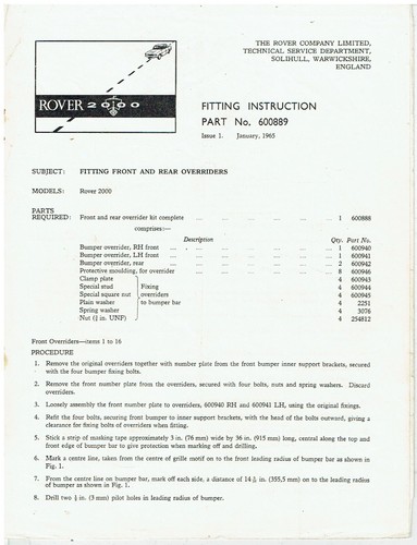 Rover 2000 saloon - rover,