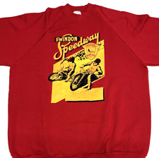 Vintage Swindon Speedway Sweater Sweatshirt XL Robins Screen Stars Red