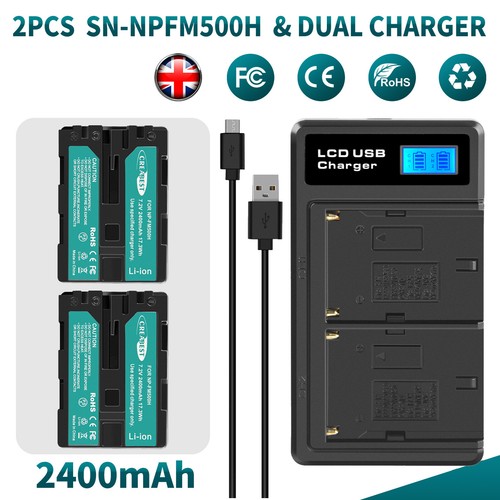 Fm500h battery 2400mah - 2x, np-fm500h