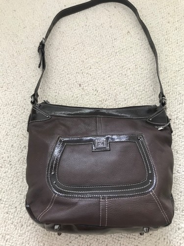 Brown leather bag hobo - -,