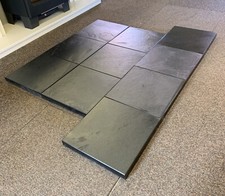 SLATE HEARTH PIECES - 300mm x 300mm x 30mm THICK - SAVE£££!