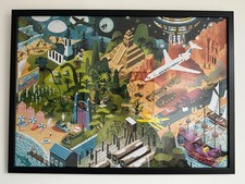 Heye Jigsaw Puzzle - Movie Masters Tarantino Burton Anderson Spielberg - Framed