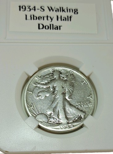 1934 walking liberty half - liberty,