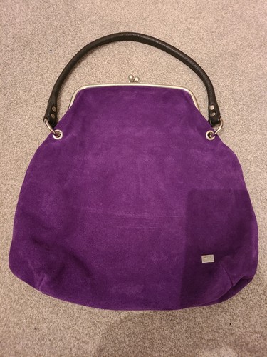 Owenbarry purple hand bag real - bag,
