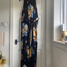 Zara Jumpsuit Crinkle Floral Fabric