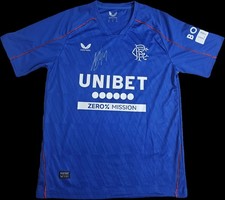 Danilo Hand Signed Rangers 2024/25 Home Shirt Football Autograph COA & PROOF