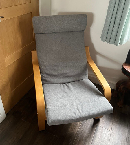 Ikea poang grey - ikea, fabric
