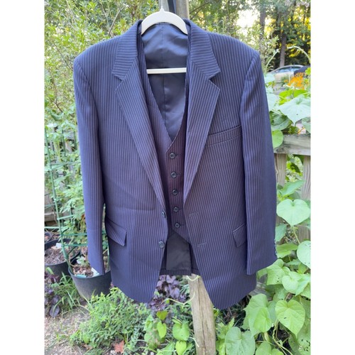 Vintage sears perma prest navy - sears, perma-prest