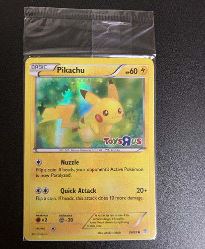 Pikachu toys us promo - pikachu,