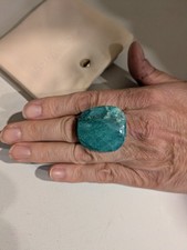 Lola Rose Semi-Precious Stone Stretch Ring - Torquoise