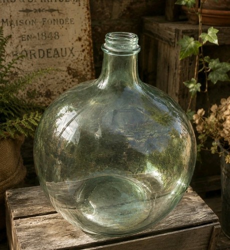Large glass demijohn carboy - glass,