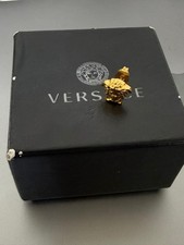 VERSACE Gold Lion Head Pin