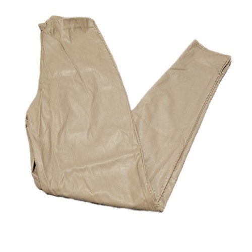 Womens cream faux leather - cream,