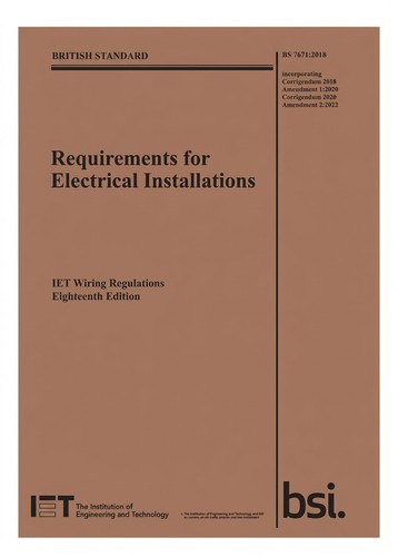 Requirements for electrical - for,