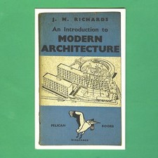 POSTCARD - An Introduction To Modern Architecture - Penguin Book Cover Postcard