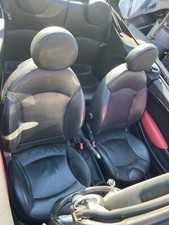 MINI COOPER CONVERTIBLE R57 S JCW SPORTS LOUNGE BLACK FULL LEATHER HEATED SEATS