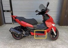 Gilera Runner NEW SHAPE 50-125-200 x2 BLACK GILERA STICKER Decal Sticker 285mm