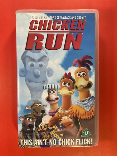 Chicken run vhs video - chicken, video,