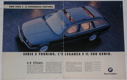 Advert advertising 1992 bmw - advert,