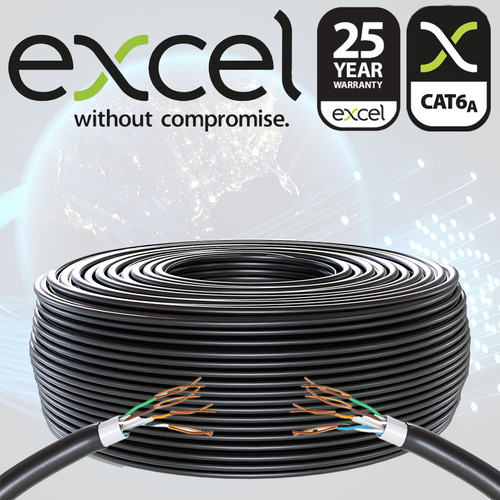External shielded cat6a - external,