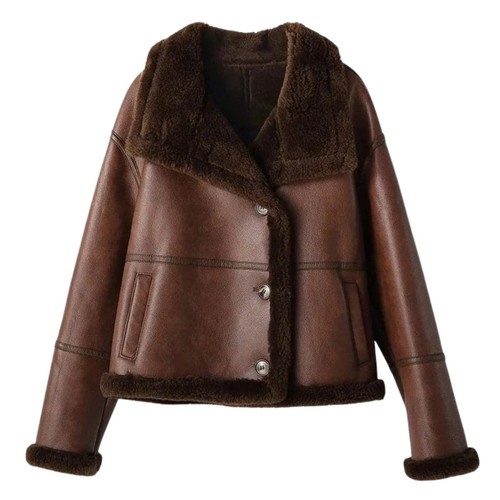 Women winter sheepskin real - sheepskin,