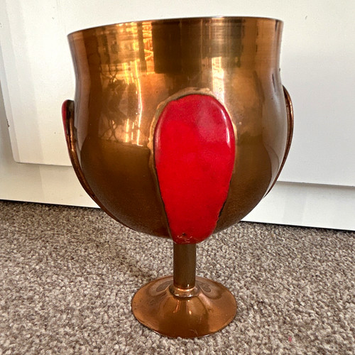 Zambian copper vase - vase/, goblet/