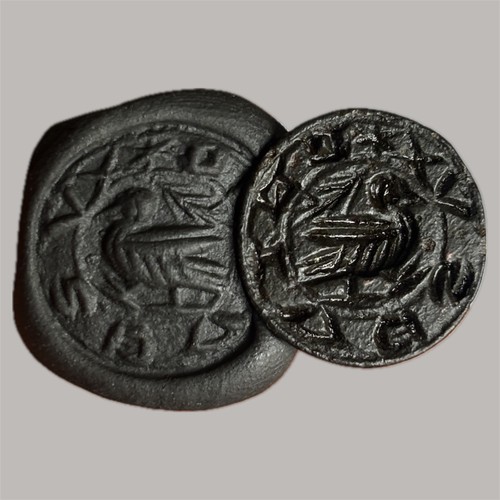Medieval seal matrix - seal, bird