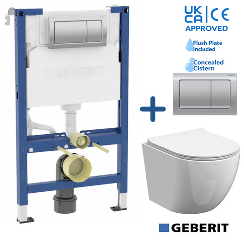 Wall hung toilet geberit 98cm - toilet,